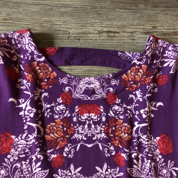 Free people smooth talker floral print tunic dress with pockets - Picture 4 of 10